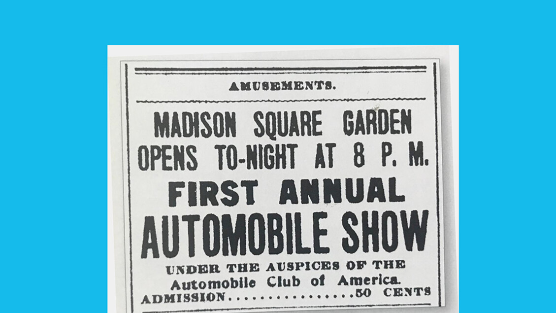 Salone di New York, ieri ed oggi