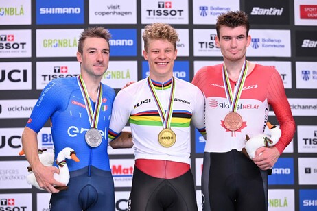 Ciclismo: Mondiali su Pista, Viviani argento nell'Eliminazione