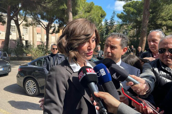 La ministra della ministra dellUniversità e della Ricerca Anna Maria Bernini allinaugurazione dellanno accademico a Cagliari