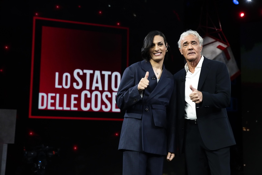 Algerian Olympic boxing champion Imane Khelif attends Italian TV show in Rome