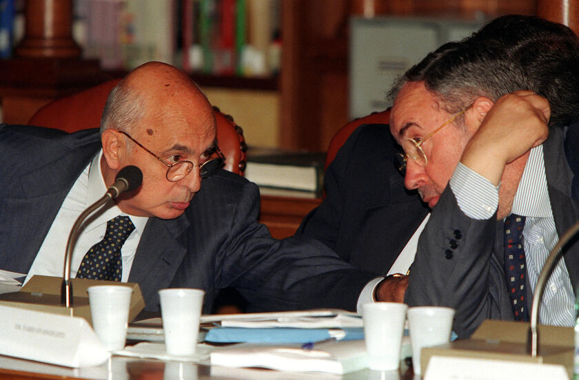 Giorgio Napolitano e Ottaviano del Turco