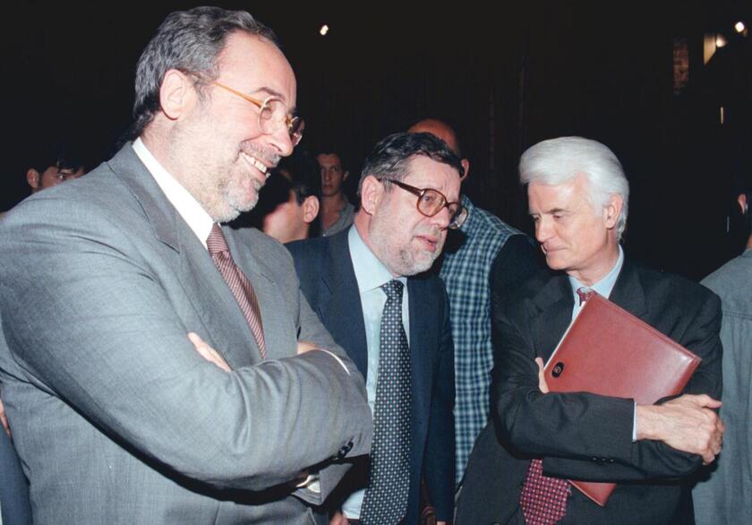 Ottaviano Del Turco, Giovanni Maria Flick e Giancarlo Caselli