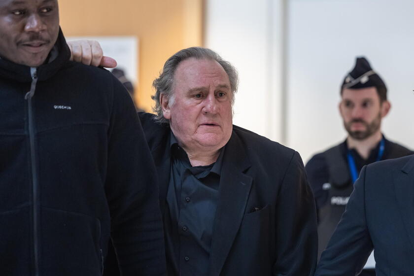 French actor Gerard Depardieu attends trial on sexual assault charges
