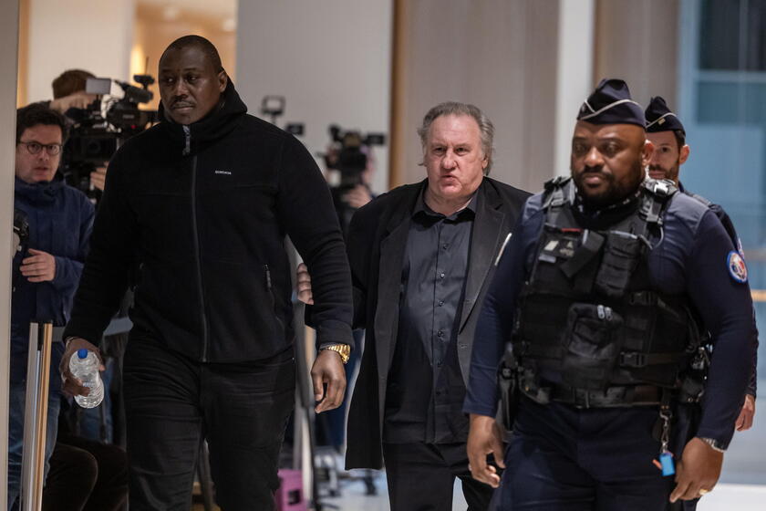 French actor Gerard Depardieu attends trial on sexual assault charges