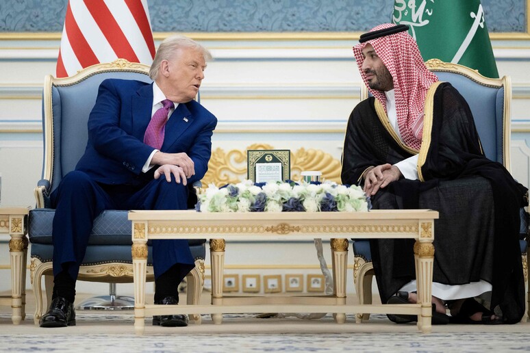 Trump e bin Salman firmano un accordo economico strategico © ANSA/AFP